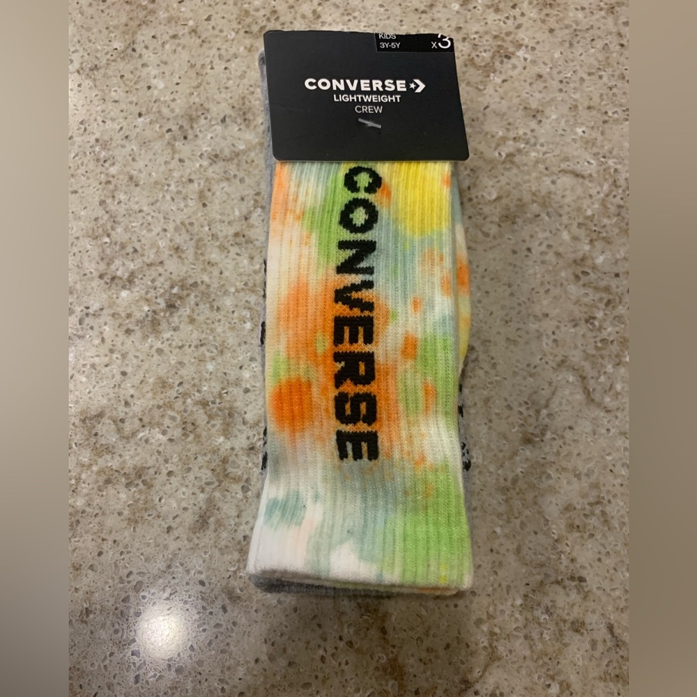 NWT Converse Tie-Dye Socks Size 7C-10C